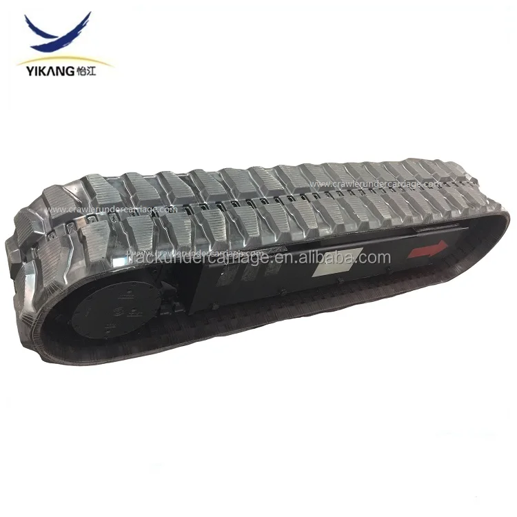 New crawler rubber track undercarriage for Hydraulic motor drilling rig excavator crusher by China manufacturer