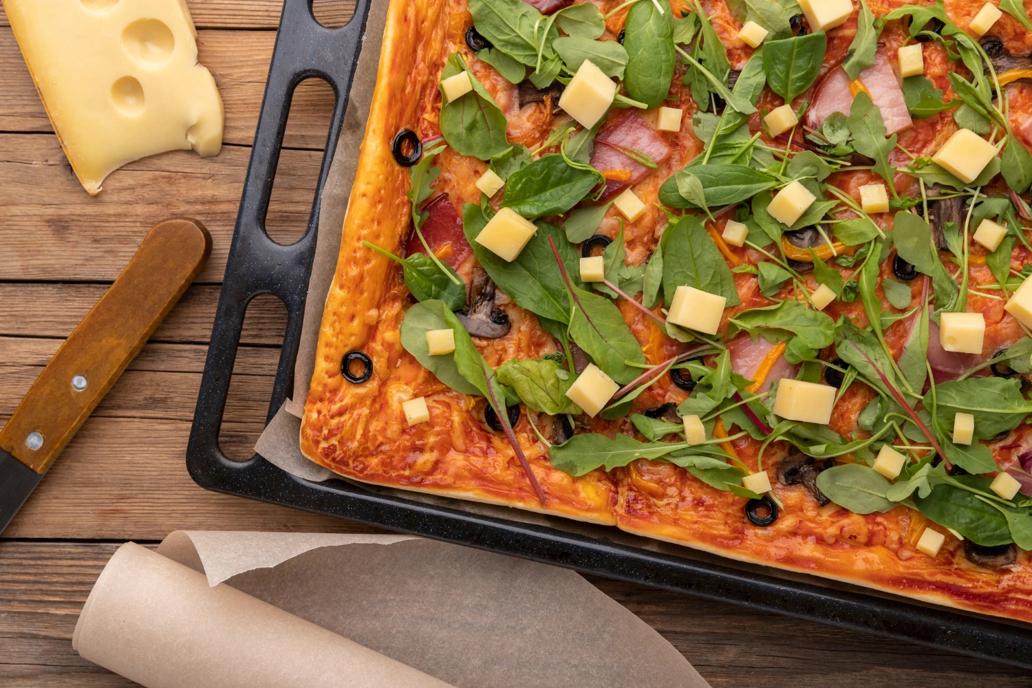 Made in Italy Frozen White Pizza Multigrain - Box with 6 Pizza - Flatbread with Extra Virgin Olive Oil for Restaurants