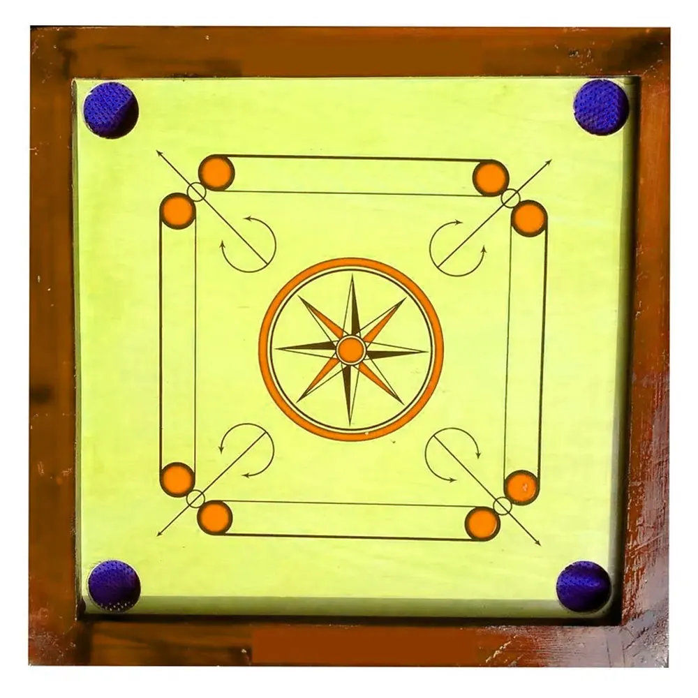 Handmade Custom Natural Wooden Carrom Board 8 mm Plywood 2024 Most Popular Product Big Size Carrom Board