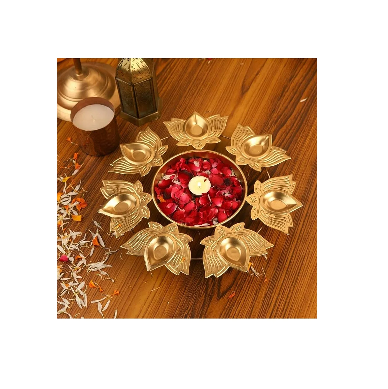 Top Arrivals 2023 Antique Brass Urli For Sale High Quality Home Decor Diwali Decoration Suppliers With Wholesale Price