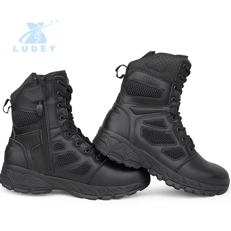 New Model Men Fashion Sport Shoes High Quality Safety Boots Leather Hiking Boots