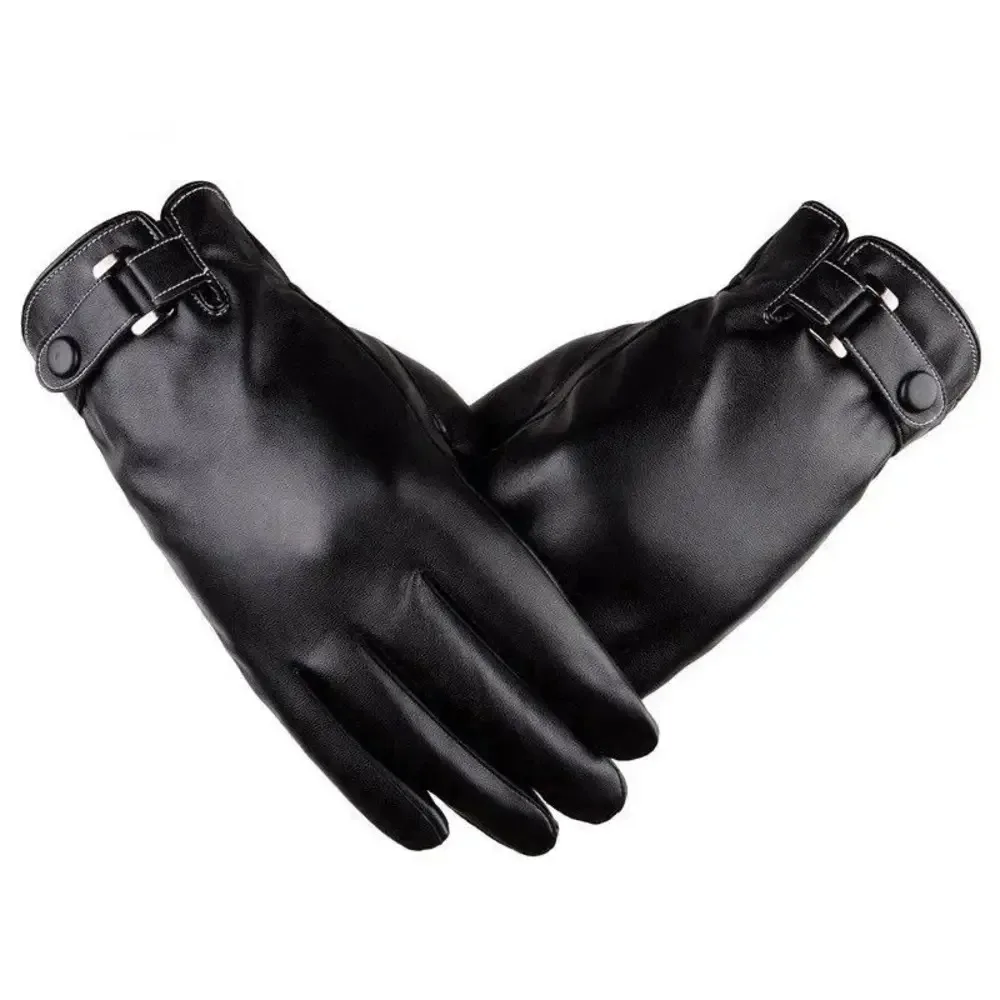 Dressing Gloves Premium Quality PU Leather Fashion Gloves Winter Windproof Waterproof Gloves