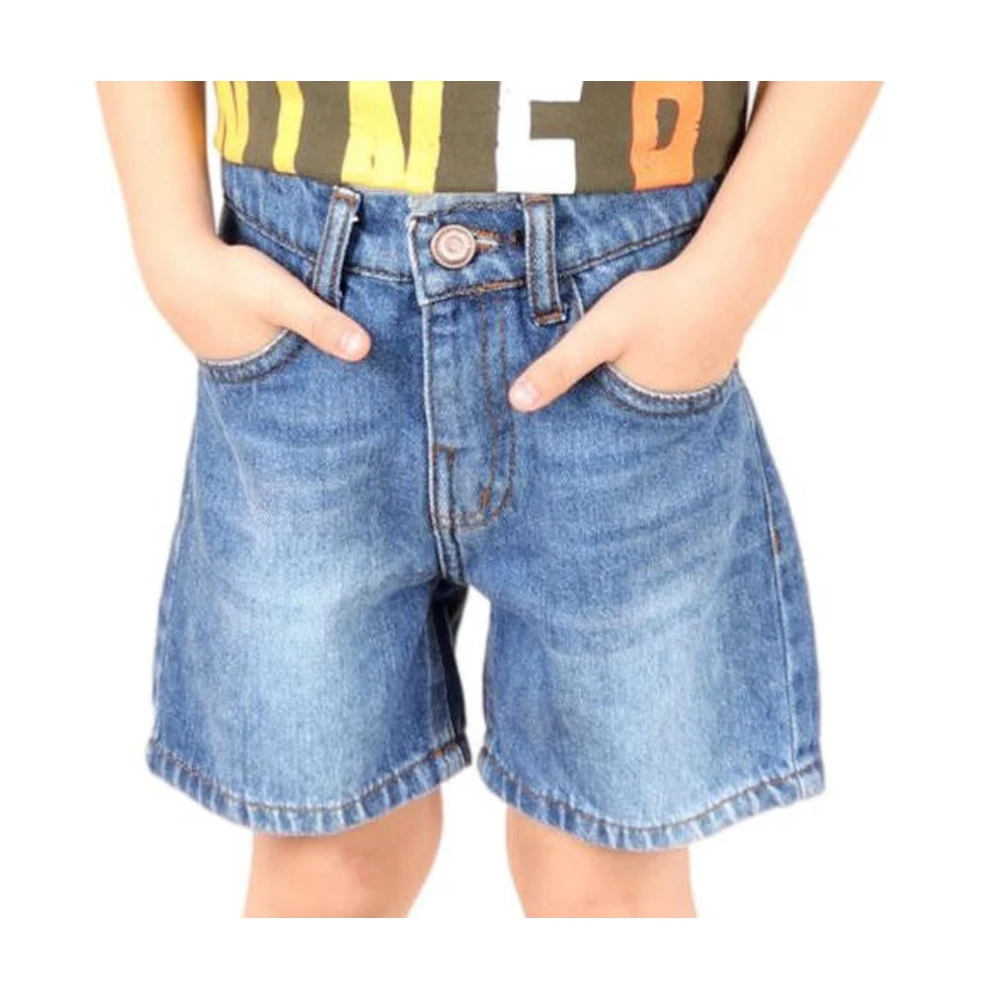 Cheap Factory Price comfortable fabric kid blue jean shorts stretch film Breathable Washable summer jeans pants for boys