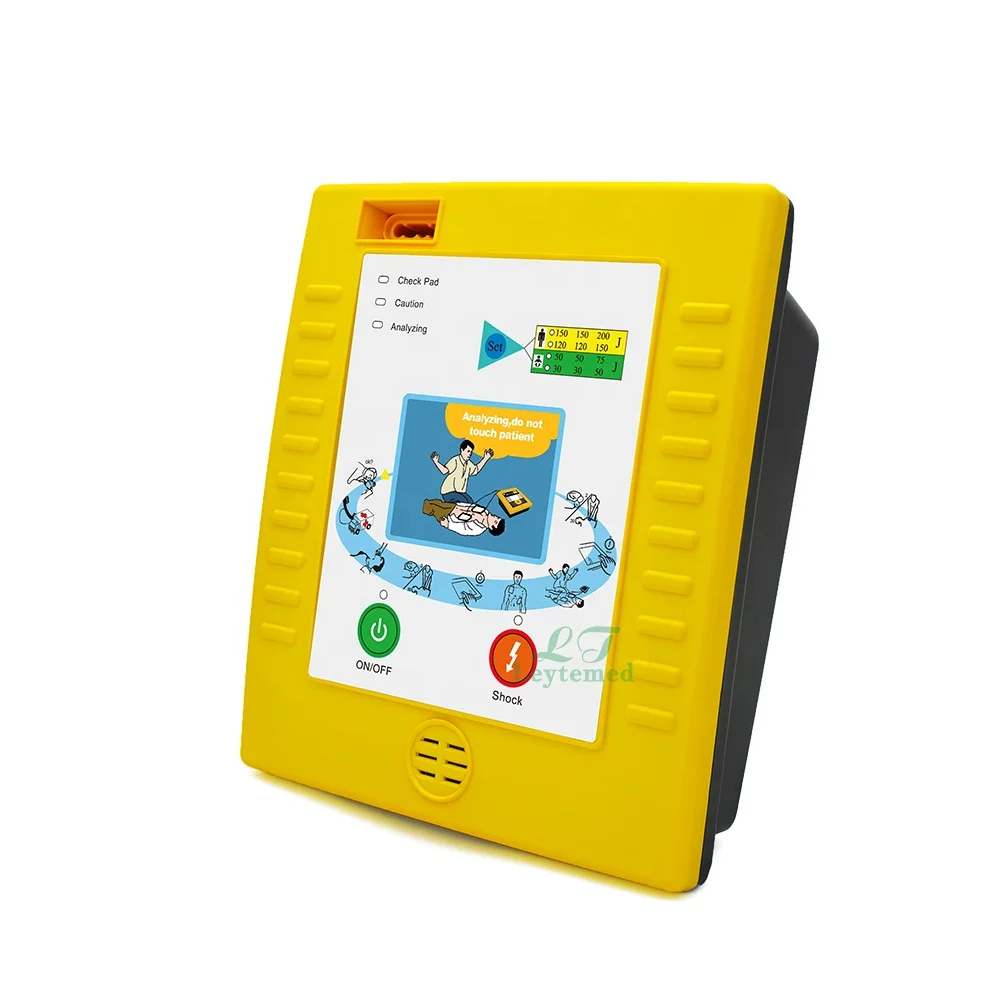 LTSD04 Medical Machine Rescue Portable 3.5 Inch Lcd Screen First Aid Defibrillator Manufacturers