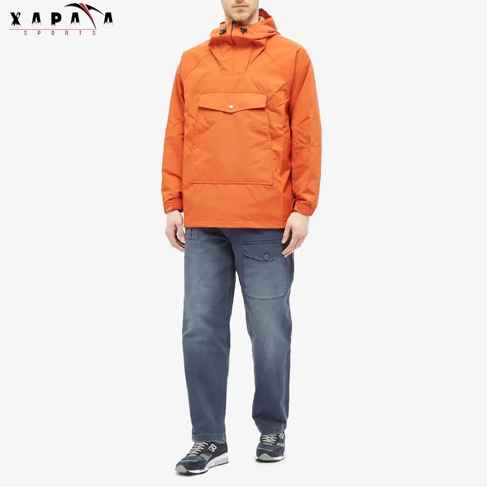 Half Zip Nylon With Hood Anorak Windbreaker Jackets,IN Hot Sale Anorak Windbreaker Jackets  By XAPATA SPORTS