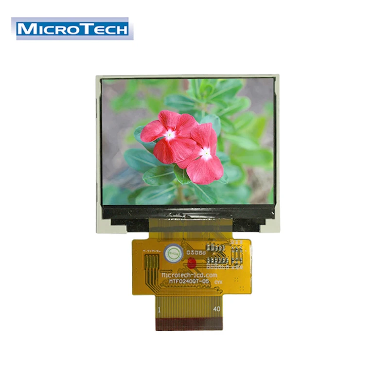 2.4' inch TFT LCD Display panel with 320*240 high resolution  MCU(Parallel) Interface   support RTP touch panel
