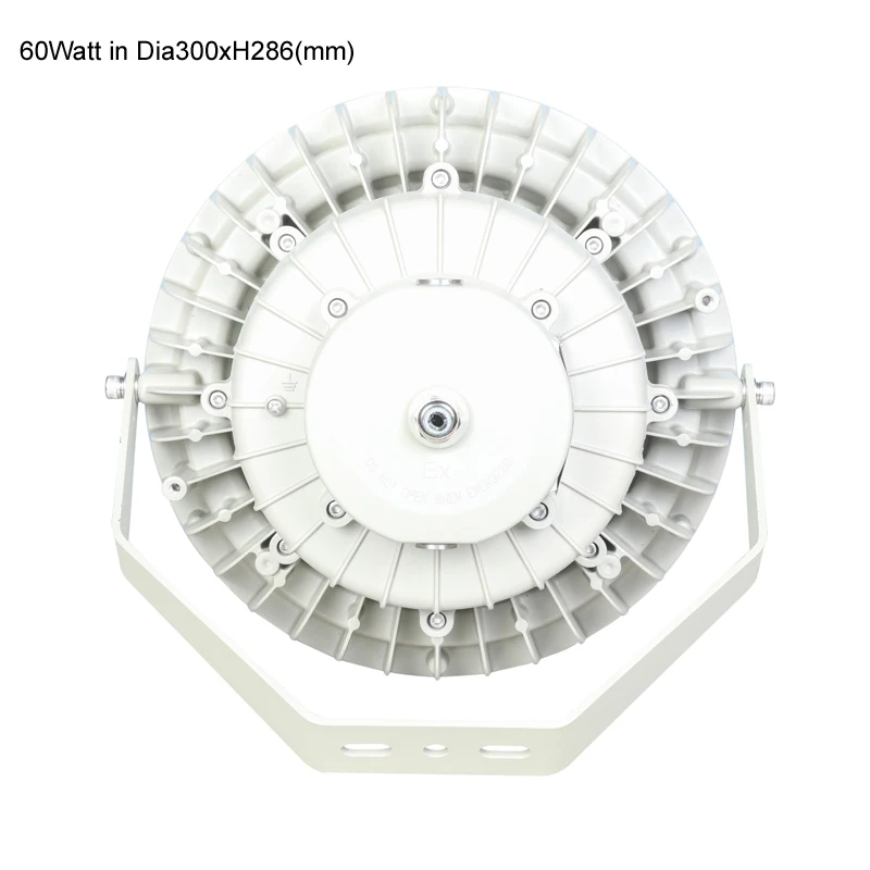 60Watt LED Explosion Proof Light High Lumen Cold White Cool White Warm White Acceptable Used in Oil Ming Refining ChemicaI Indu