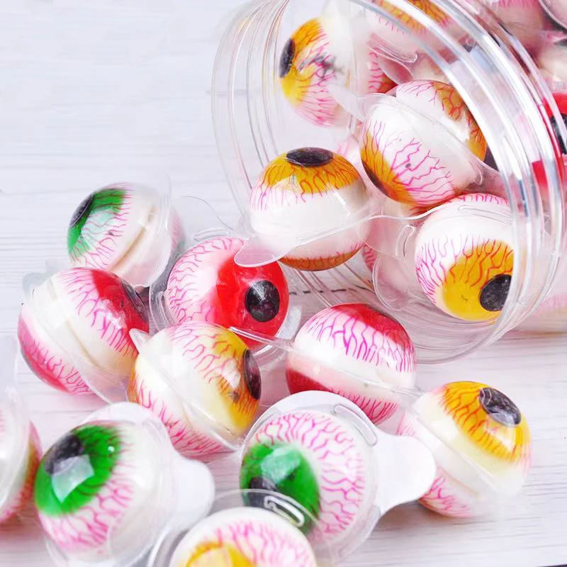 Candy Wholesale Candies  Eye Ball Gumy Candy and Sweets Confectionary Ball Jelly Eyeballs Gummy Jelly Soft Candy