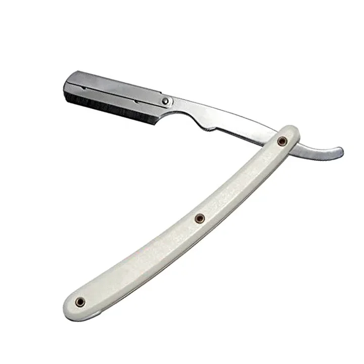 Profess Low Price Stainless Steel Razor Folding Straight Shaving Razor For Mens