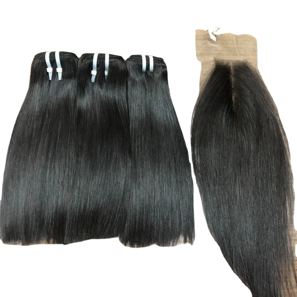 Long straight double drawn hair on sale best virgin remy hair grade 12A human hair Vietnam extensions