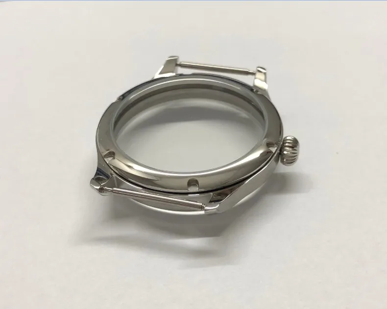 custom dome sapphire parnisable pilot eta 6497 6498  movement cnc quality kickstarter grade A watch case