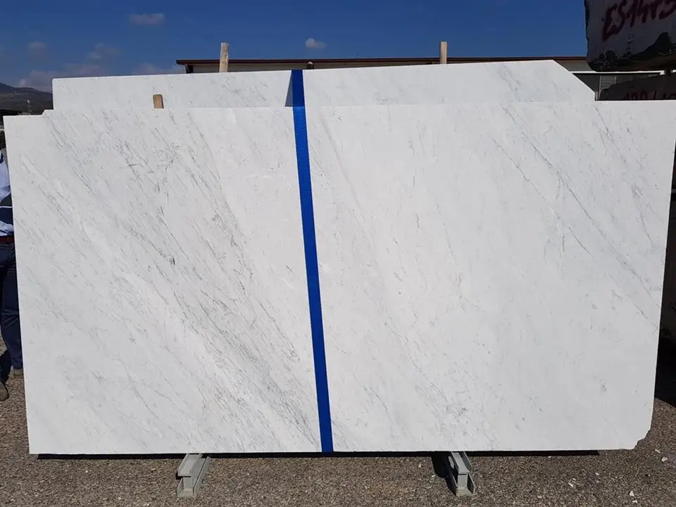 Cararra white marble slabs white marble stone Slabs tiles for Kitchen Countertops floor