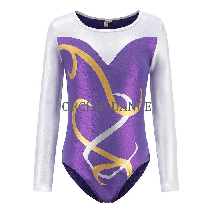 Gymnastics Leotards for Girls Shiny Teen Leotard Athletic Clothes Active wear