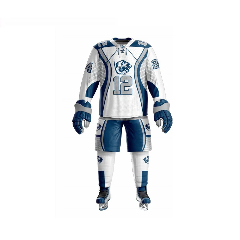 Ice Hockey Uniform Top Best Quality Breathable Ice Hockey Uniform Customized Sublimated Ice Hockey Uniforms Sets