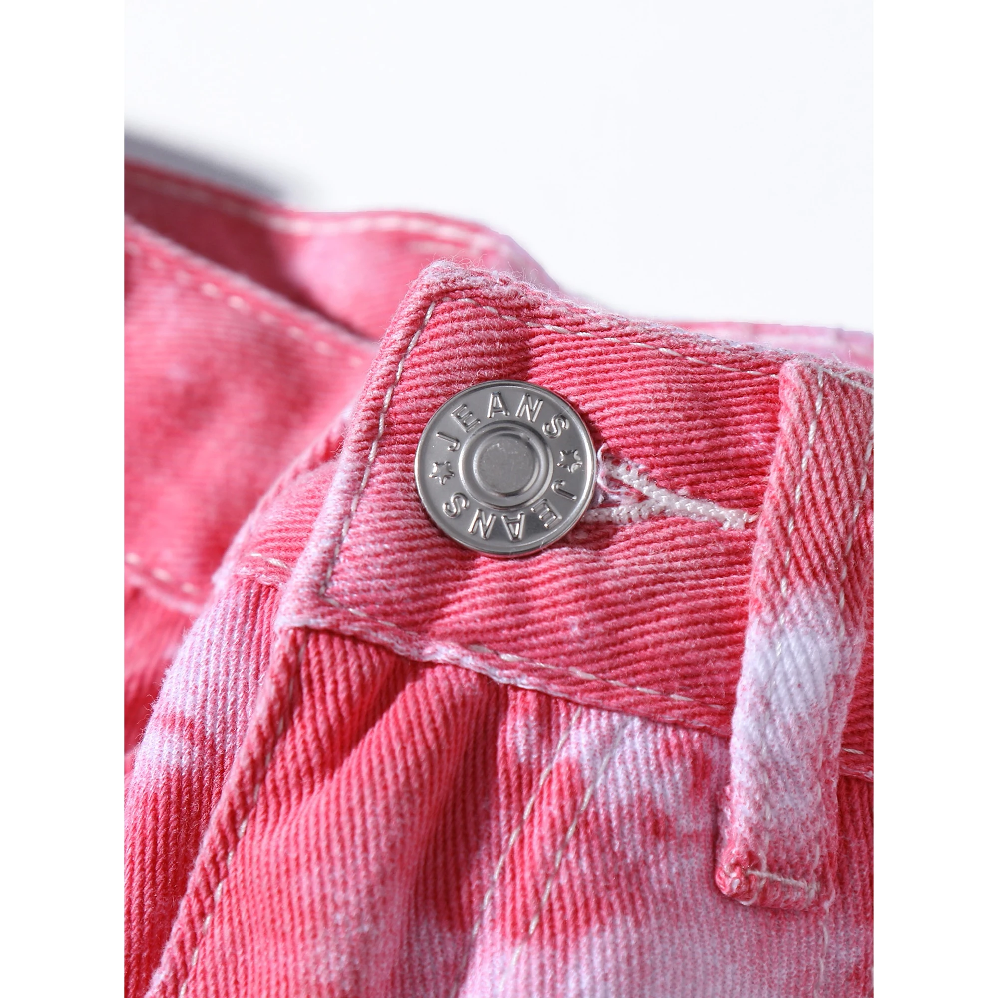 Streetwear Designer Tie Dye Mens Trousers Denim Pants Stacked Flare Jeans For Men