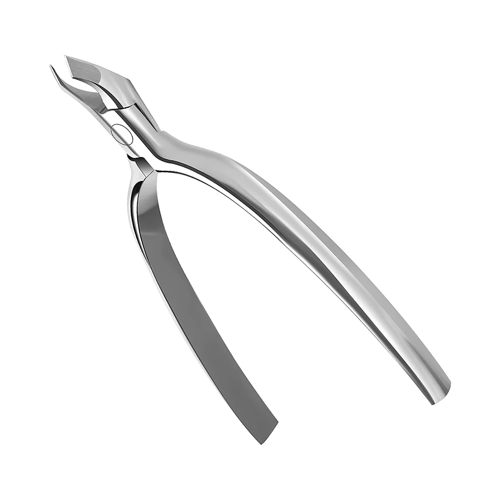 Russian Pattern Cuticle Nail Nipper For Beauty Custom Plain Handle Nail NIpper Double Spring Long Handle