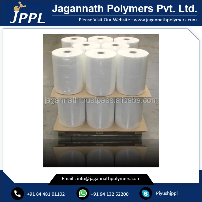 High Strength LLDPE Premium Quality Polyethylene Gusseted Stretch Hood Films Bulk Supply