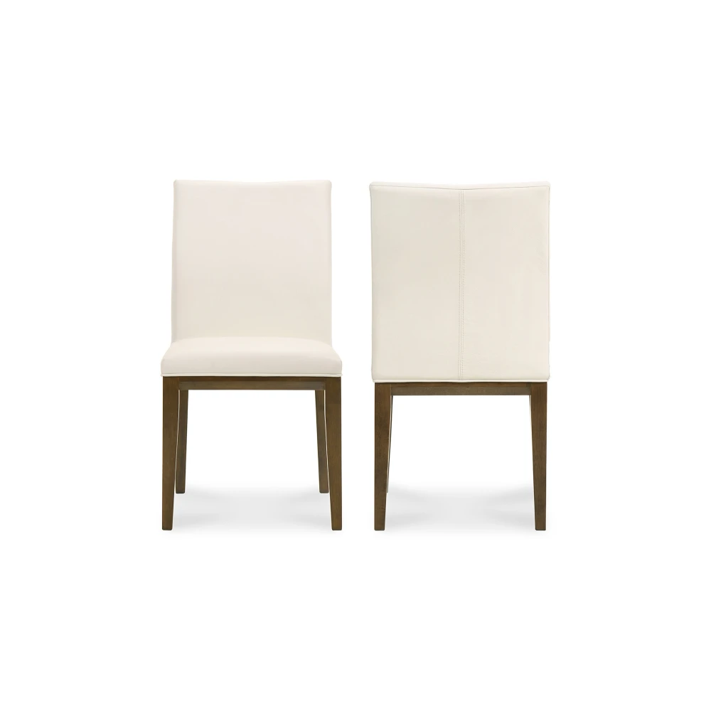 White Leather Dining Chairs Living Room Furniture Office Chairs With Leather Seat And Metal Frame Living Room Chairs Home Decor