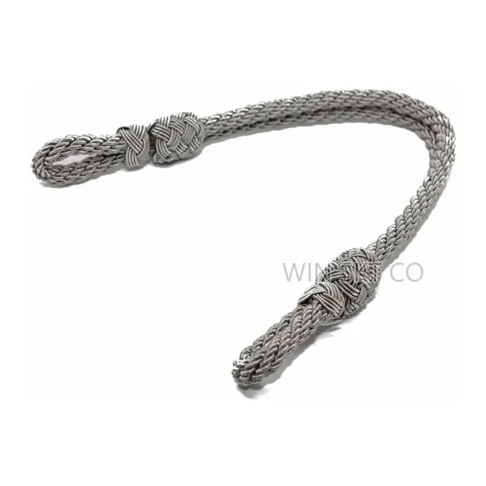 Ceremonial Uniform Bullion Wire Hat Cord Latest Design Lightweight Bullion Wire Hat Cord