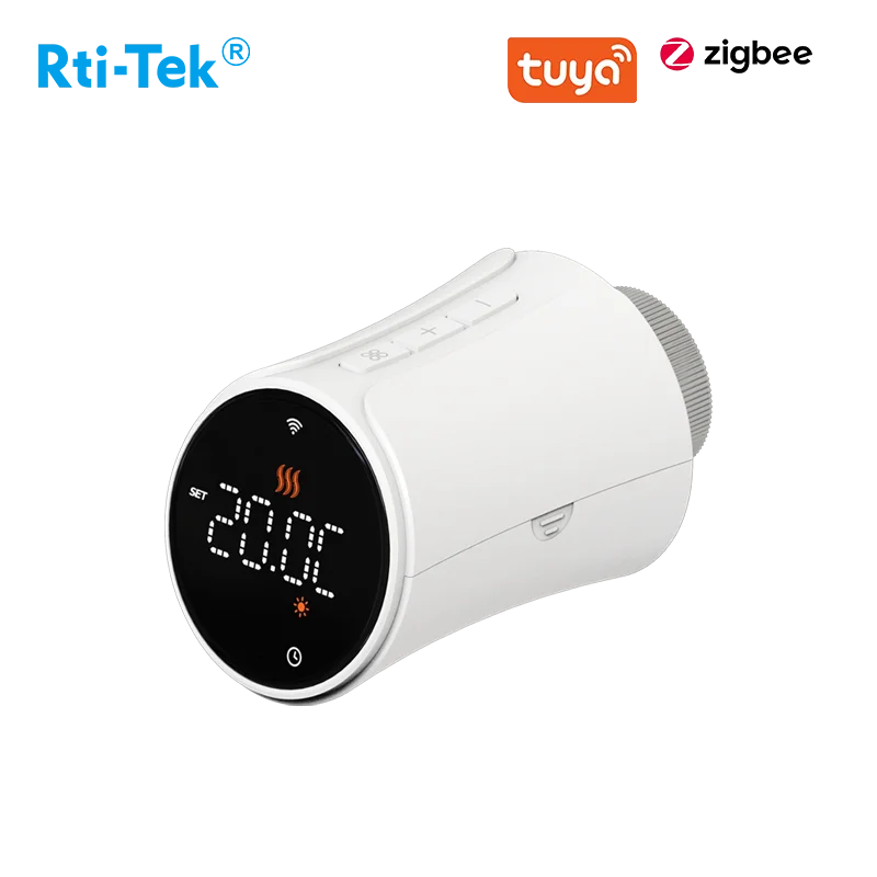 Smart LED TUYA Zigbee Thermostatic Radiator Valve Alexa & Google Home Compatible SMART Wi-Fi TRV for Apartment Use