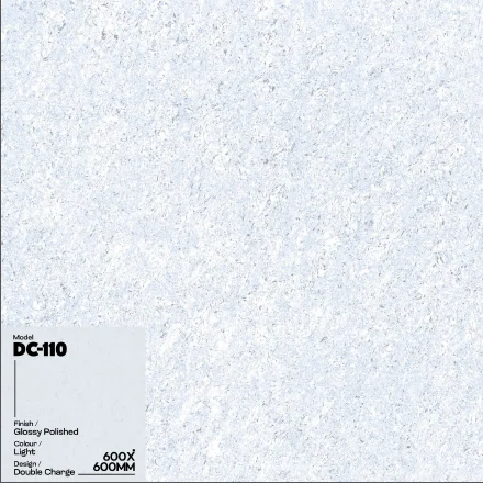 Светлая Model-DC-110 настенная и напольная плитка 600x600 мм с двойным зарядом глянцевая для нанесения керамики от