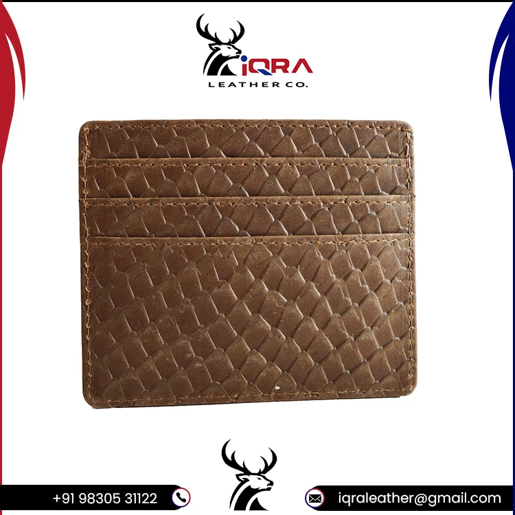 Buy 100 %  Best Quality Genuine Leather Card Holder Available At Good Price From India