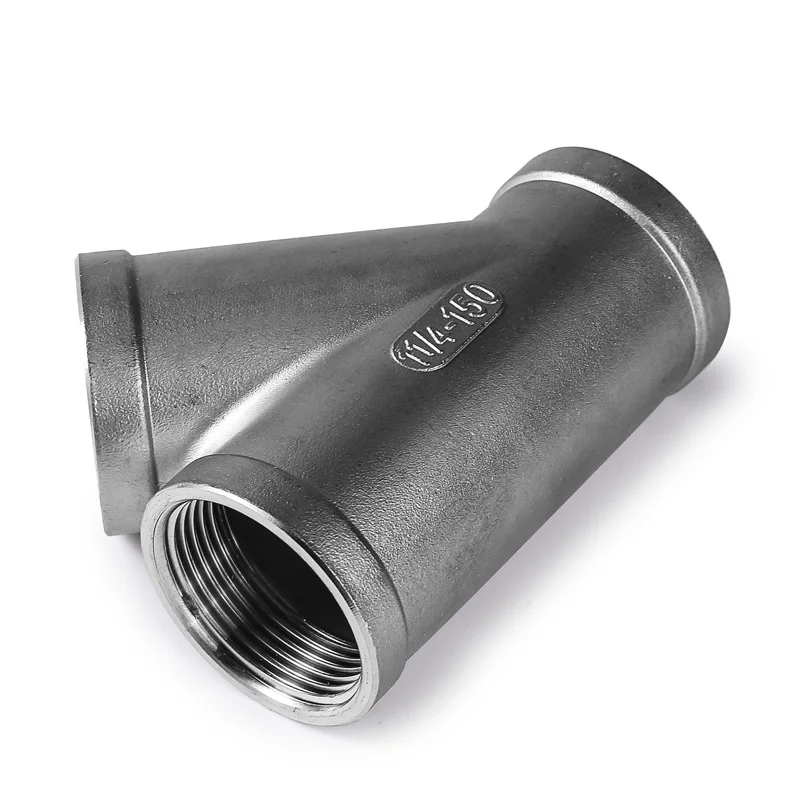 Y-tee, 3-Way Man-Shaped, Internal Thread, 304 SS, Water Pipe, Welding Female Adapter, Equal, Wenzhou
