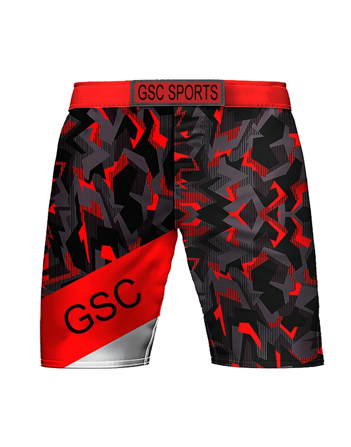 High Quality Cotton Camouflage Printed MMA Shorts Comfortable and Durable Kick Boxing Sashiko for Martial Arts