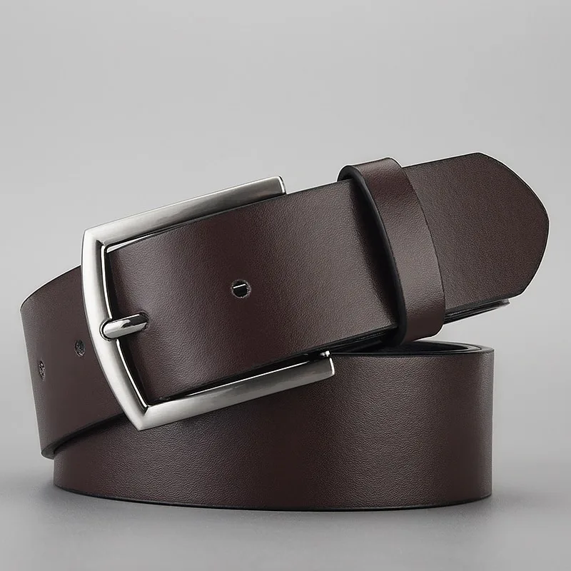 Famous Brand Luxury Designer Belts for Men Classic Pu Leather Pin Buckle Waist Male Strap Black Belt for Jeans