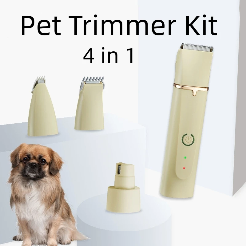 Top Quality Pet Trimmer Kit For Pet Grooming Available in Multicolor and Multiple Attachments at Wholesale Price