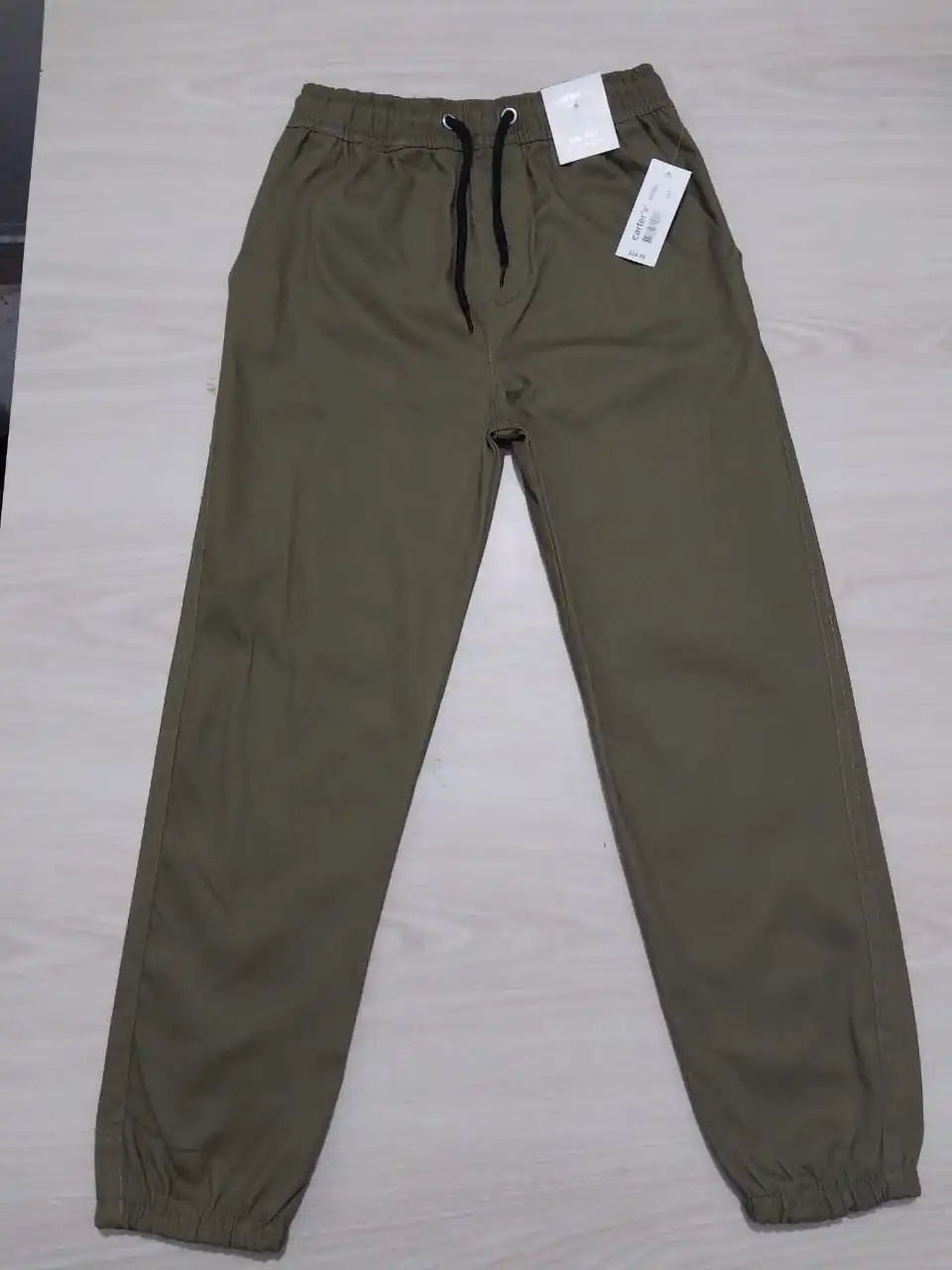 New arrived boys joggers solid pattern casual wearable boys joggers with drawstring boys full pant soft