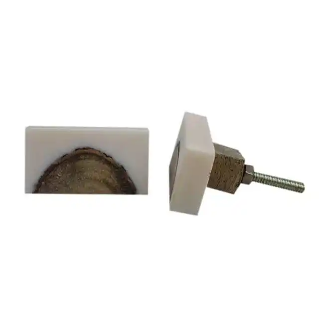 Handicraft Resin Wood Drawer Door Cabinet Knobs & Pull Handle Door Knobs at Low Price in India