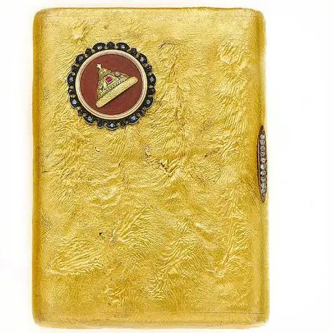 Customized Printed Logo Cigarette Case Storage Box For Gifting Use Men Smoking Accessories Metal Cigarette Case
