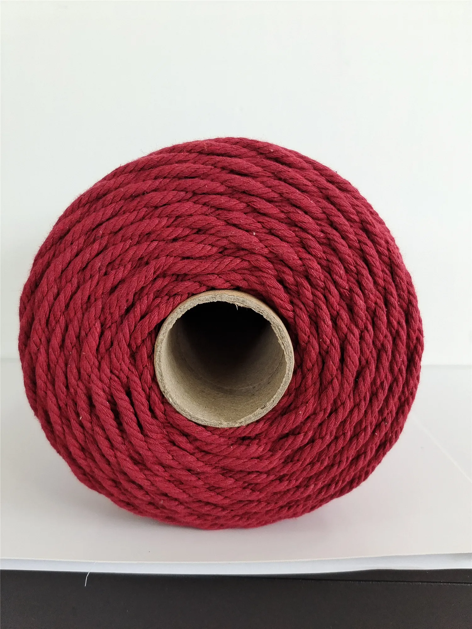 wholesale 3mm recycle cotton rope 4ply macrame cord soft cotton rope