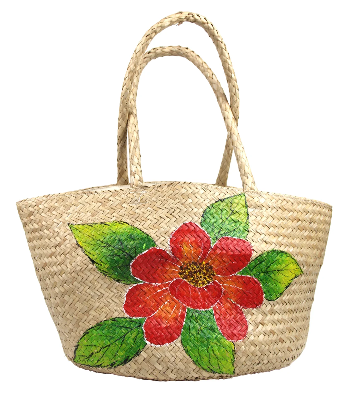 Vietnam Handmade Eco-Friendly Fashionable Luxury Natural Seagrass Tote Bag Women Fashionable OEM/ODM Shopping Bag for Beach