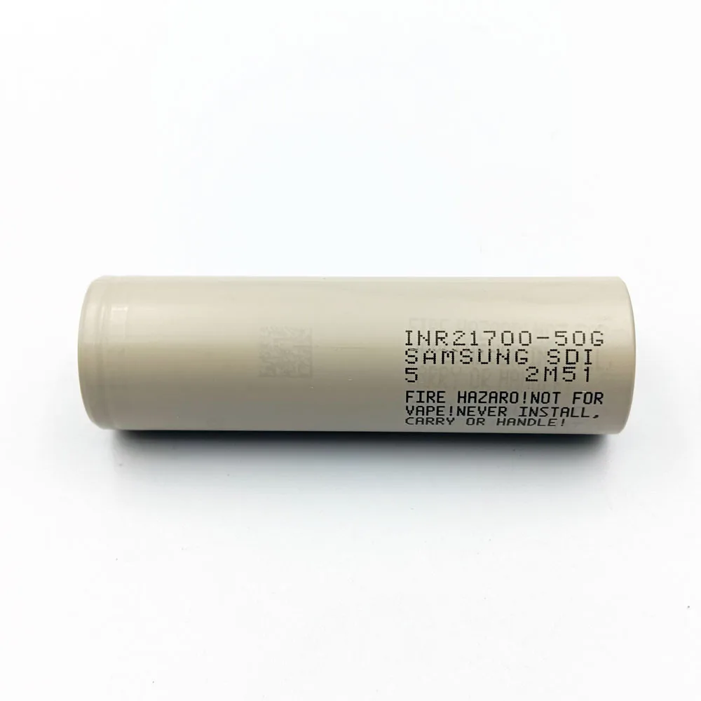 Натуральная аккумуляторная батарея Samsung 21700 4800 мАч 5000 INR21700-50G 3 6 В высокая скорость мытья посуды