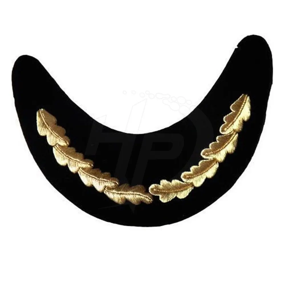 Bullion Visors & Peaks for Peaked Hats Custom Made Bullion Peaks