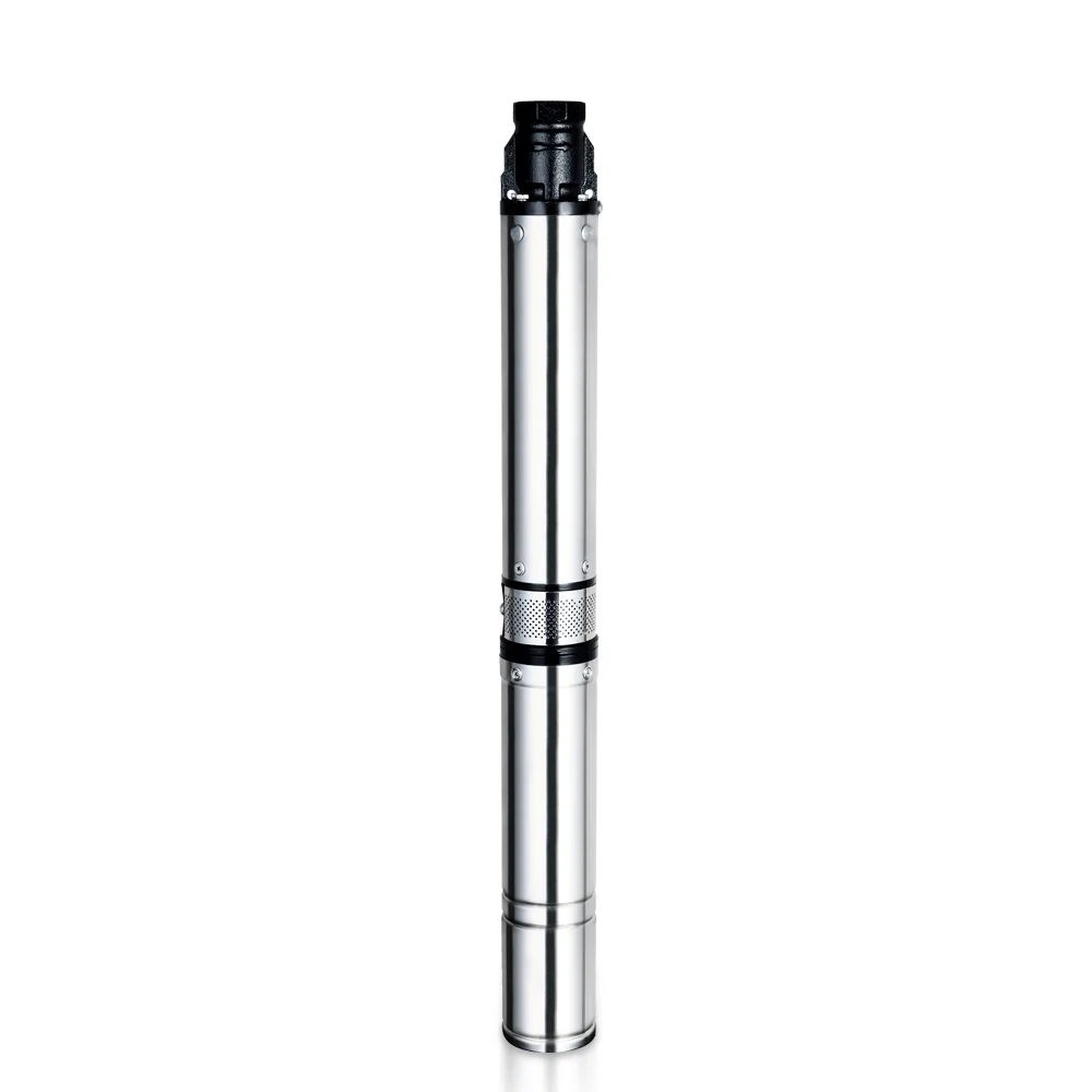 Hot Sale high quality 3 hp 4 inch DC  SS 304 stainless steel Solar submersible water pump