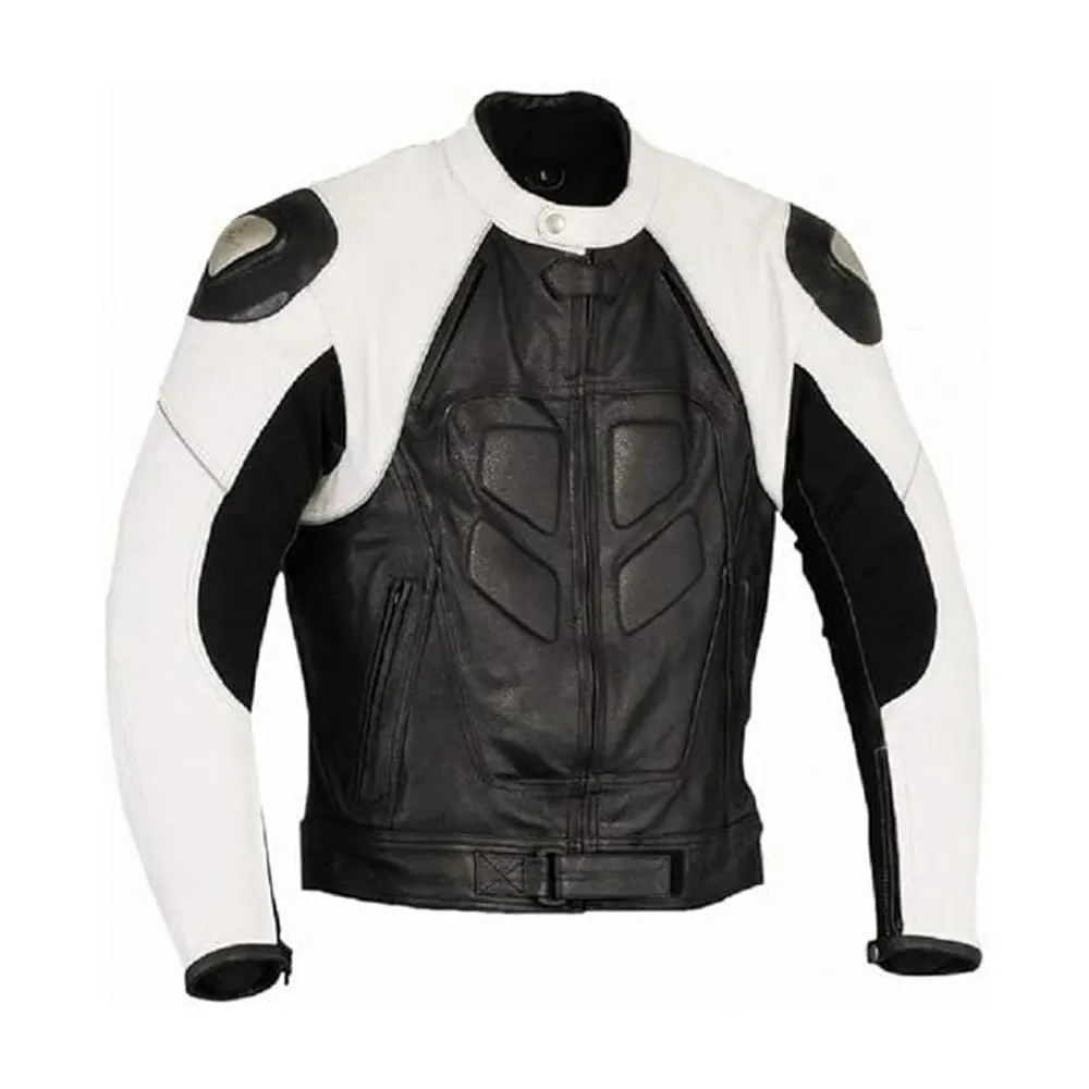 Moto Motorcycle with CE Armor Protection Biker Riding Jacket 2023 Customized Motorbike Genuine Leather Men Black High Quality