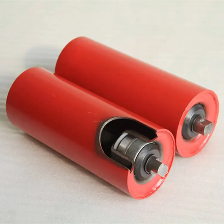 Industrial belt conveyor rollers manufacturer prices belt conveyor spare rollers
