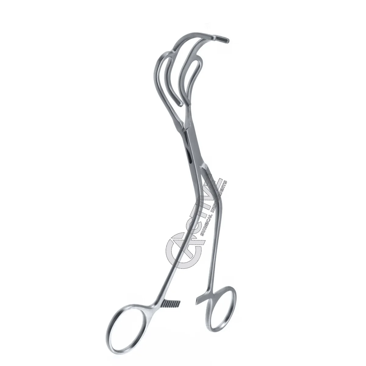 Best Quality Lemole-Strong Aorta Clamp 8 Inch angled shanks Curved Stainless Cardiovascular Surgical Instrument Wholesale CE