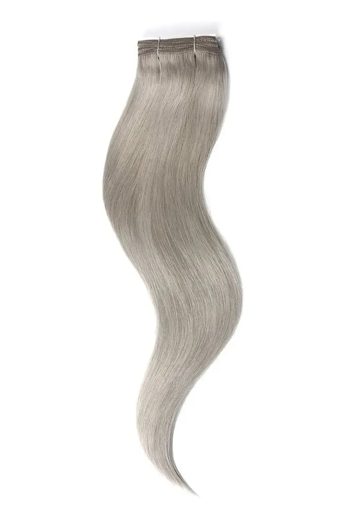 Natural Grey Human Hair Weave from India Factory Oriental Hairs