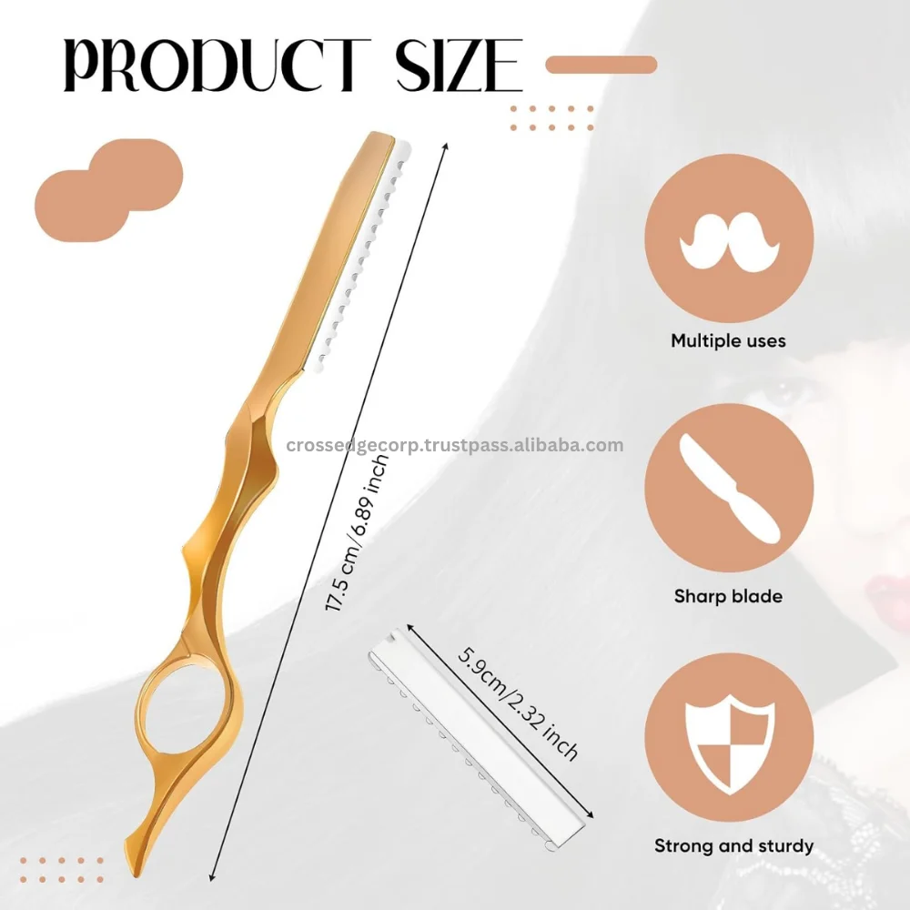 New Wholesale Feather Styling razor Salon Hairdressing Trimming Shaving Hair Cut Thinning razor Hair Razors for Barber