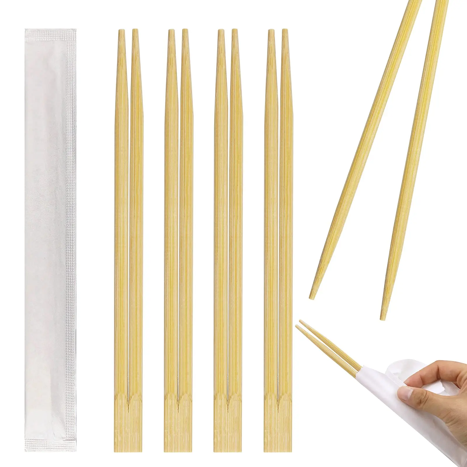 100% natural Disposable Bamboo Chopsticks Set Customizable Cheap Price Chopstick Collection from Vietnam