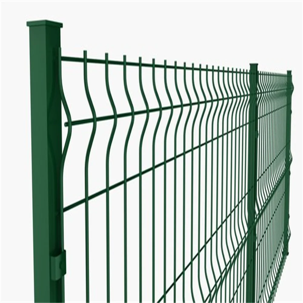 Fast supply speed pvc coated galvanized welded fencing trellis&gates 3d welded iron wire mesh fence