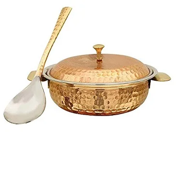 Unique Design Copper Serving Dish For Home Hotel And Restaurant Food Serving Dish At Attractive Prices