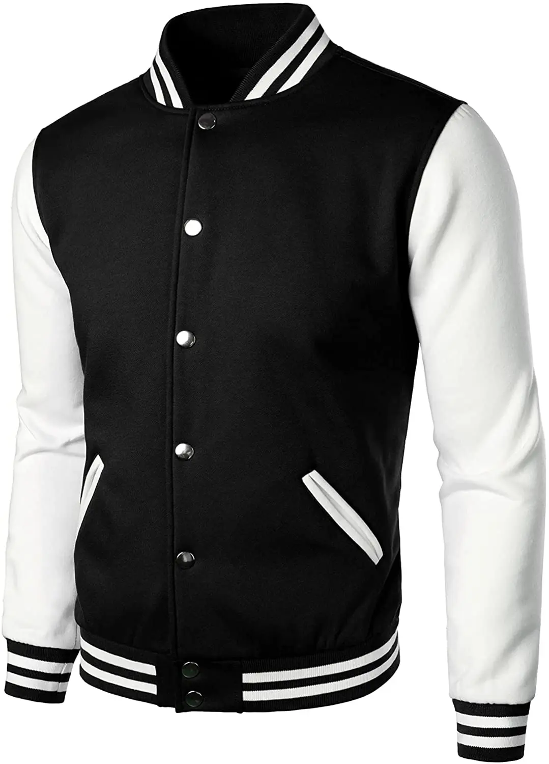 Your Brand Logo & Private Label Bomber Jackets for Man Varsity Baseball Jacket Cotton Blend Letterman Jackets