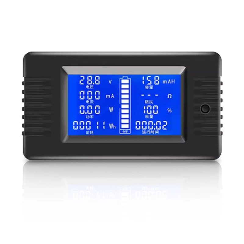 PZEM-013 DC 0-200V 10A 50A 100A 200A Voltmeter Ammeter Car Battery Tester Capacity Resistance Electricity Voltage Meter Monitor