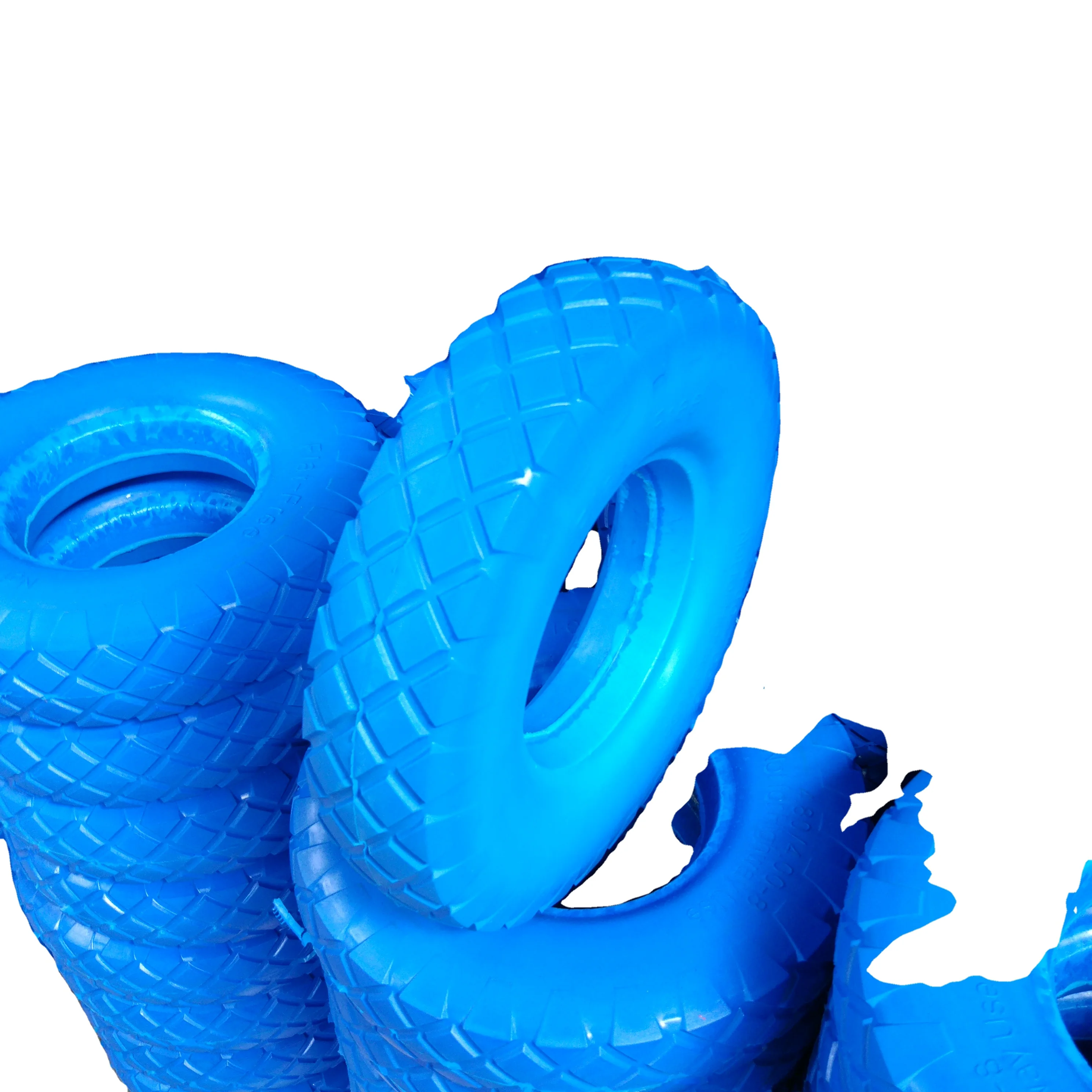 40.6 cm flat-free pu foam wheel for wheelbarrow