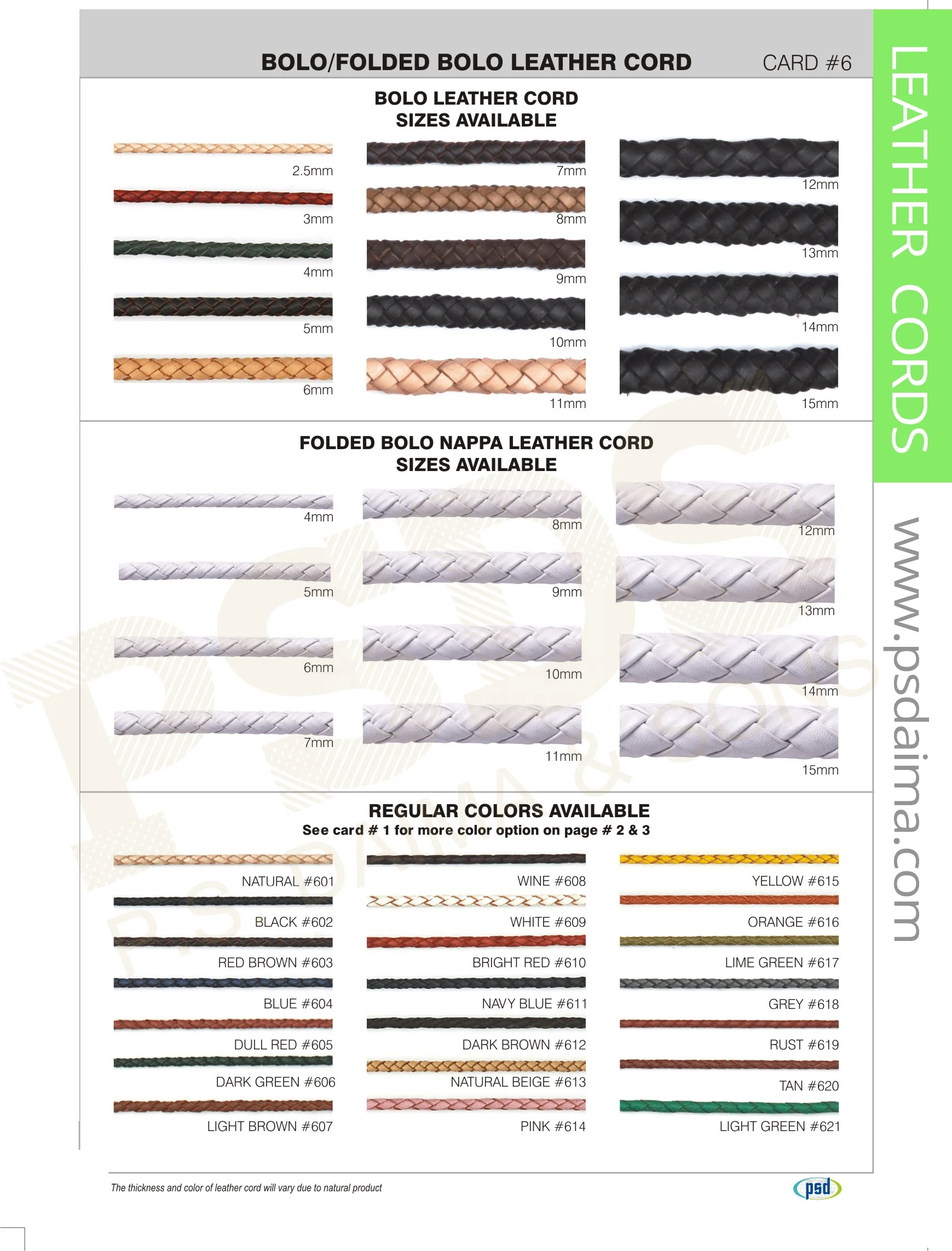 Best Manufacturer Supplier Of Hot Selling Designer Fancy Trendy Leather Cords Multi Color Bolo Braided Leather Cord